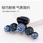 Women Big Rhinestone Hair Claws Crab Hairpins Crystal Hair Clips Barrettes Ponytail Ornaments Hairgrip Girls Hair Access