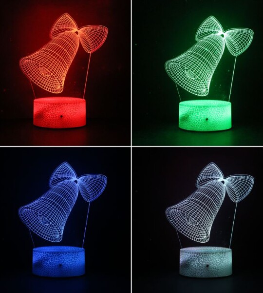Christmas party decorations gift color change night light.