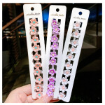10Pcsset Small Flower Buckle Hair Claw Clamp Hairpins for Women Girls Fashion DIY Hair Styles Holder Hair Clip Hair Acce