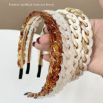 Hairband Bezel Turban Female Girls