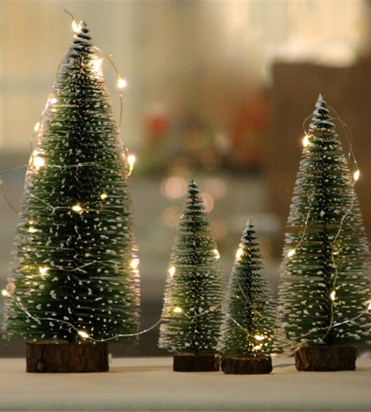 Happy New Year Mini Christmas Tree Desktop Decoration 2021 Gift Xmas Christmas Decorations for Home Ornaments Noel Navid