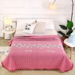 Warm Soft Crystal Velvet King Bedspread Blanket 200x230cm Stitching Bed Covers Mattress Not Including Pillowcase