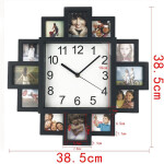 Frame Clock Time Like  Wall Clock  Photo Frame Clock For Home Decor Make Your Own Multi Photo Clock