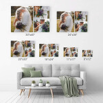 Custom Metal Print with Custom Photo Prints Gifts for Men Wedding Gift