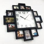 Frame Clock Time Like  Wall Clock  Photo Frame Clock For Home Decor Make Your Own Multi Photo Clock