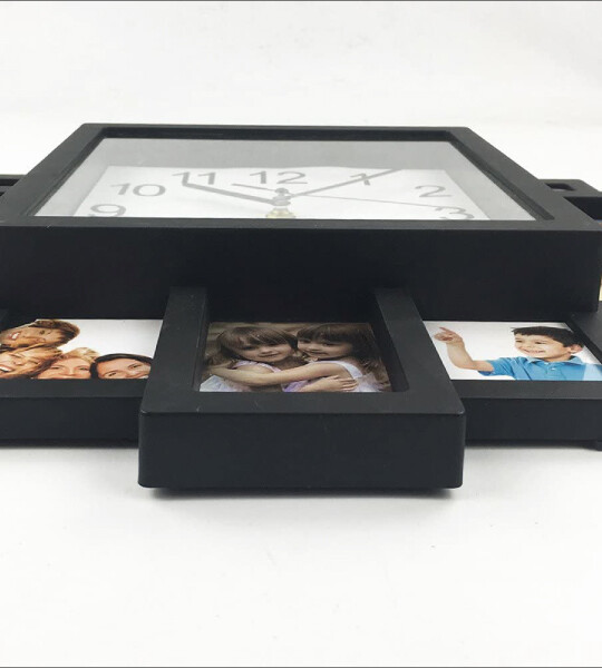 Frame Clock Time Like  Wall Clock  Photo Frame Clock For Home Decor Make Your Own Multi Photo Clock