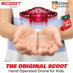 Force1 Scoot Hand Operated Drone for Kids or Adults - Hands Free Motion Sensor Mini Drone, Easy Indoor Small UFO Toy Fly