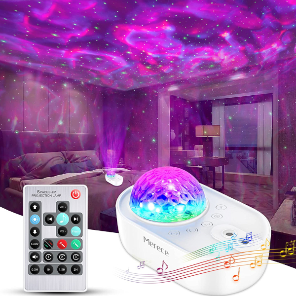 Galaxy Night Light Projector with Remote Control Bluetooth Music Speaker