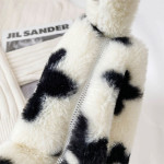 INS Fashion Plush Soft Crossbody Bags Small Underarm Shoulder Fluffy Lady Shoulder Handbags Female Simple Totes for Women