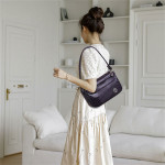 Fashion Stone Pattern Glossy Pu Leanther Shoudler Bags for Women 2021 Elegant Small Crossbody Bag New Ladies Purses and