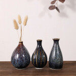 Small Ceramic Vase Set Decorative Modern Floral Vase for Home Decor