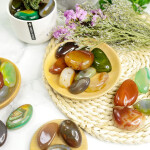 Decorative Pebbles Rocks Polished Natural Stones for Plants Home