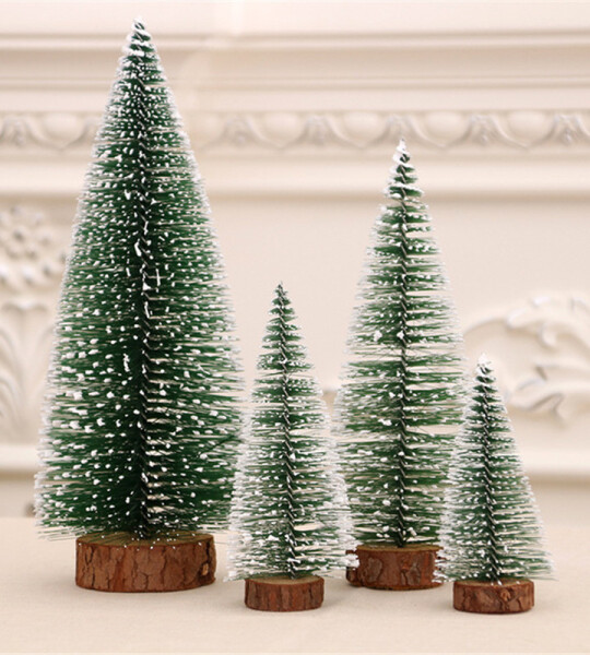 Happy New Year Mini Christmas Tree Desktop Decoration 2021 Gift Xmas Christmas Decorations for Home Ornaments Noel Navid