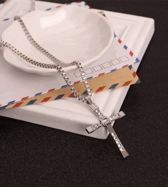 Fashion Jewelry Charm The Fast And The Furious Cross Pendant Necklace For Men