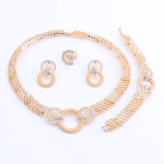 Necklace Earrings Sets Fashion Wedding Elegant Costume Jewelry Set