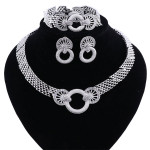 Necklace Earrings Sets Fashion Wedding Elegant Costume Jewelry Set