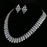 Necklace Wedding Engagement Jewelry Sets for Women