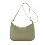 Women's Bag Retro Pure Color PU Leather Shoulder Underarm Bags for Women Casual 2021 Fashion New Ladies Small Handbags P