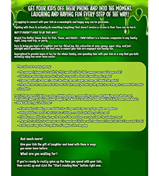 Would You Rather Game Book for Kids Teens and Adults