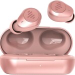 iLuv TB200 Rose Gold True Wireless Earbuds Cordless in-Ear Bluetooth 5.0 with Hands-Free Call Microphone