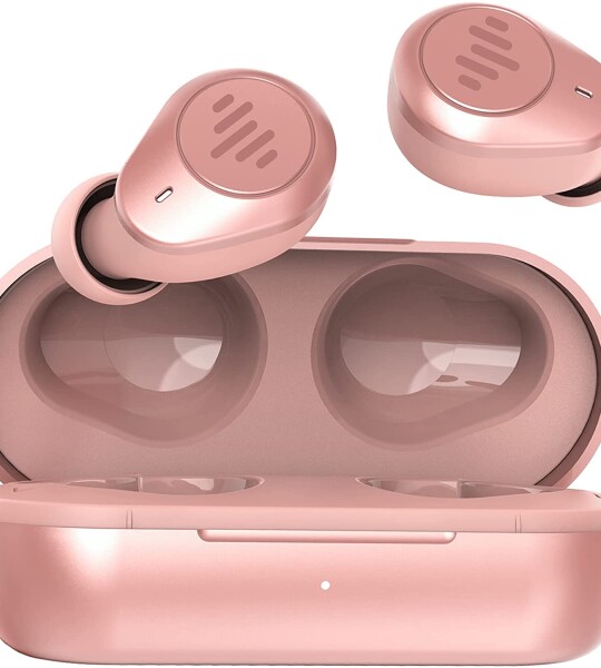 iLuv TB200 Rose Gold True Wireless Earbuds Cordless in-Ear Bluetooth 5.0 with Hands-Free Call Microphone