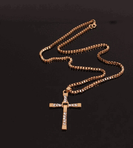 Fashion Jewelry Charm The Fast And The Furious Cross Pendant Necklace For Men