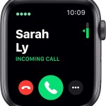 (Refurbished) Apple Watch Series 5 (GPS + Cellular, 44MM) - Space Gray Aluminum Case with Black Sport Band