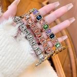 Elasticity Diamond Band for iWatch Ultra 10 9 8 7 6 5 SE 4 – Metal Women Strap for Apple Watch 38mm 40mm 41mm 42mm 45mm 46mm 49mm.