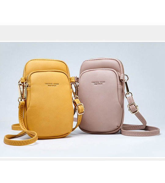 HOT Fashion Small Shoulder Bag For Women Cell Phone Pocket Ladies Crossbody Bags Pu Leather Female Mini Messenger Purse