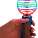 ArtCreativity 7.5 Inch Light Up Magic Ball Toy Wand for Kids - Flashing LED Wand for Boys and Girls - Thrilling Spinnin