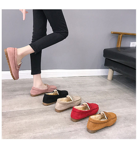 Winter Women Flats Loafers Shoes