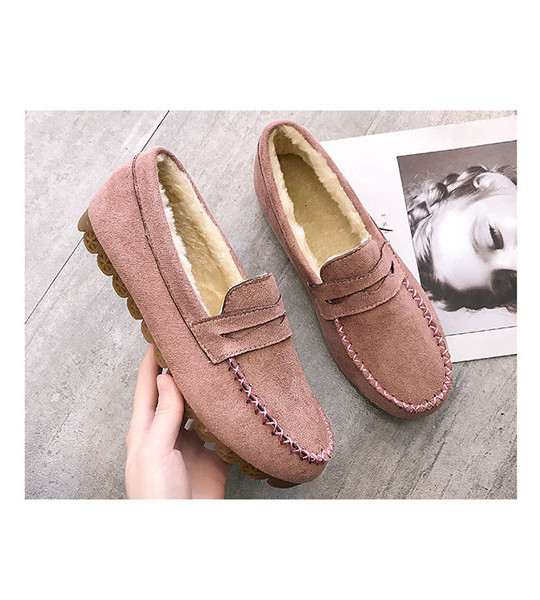 Winter Women Flats Loafers Shoes