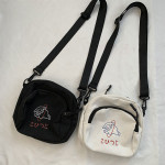 Lovely Women Canvas Shoulder Bag Handbags Korean Mini Student Phone Bag Cartoon Printing Small Crossbody Bags Casual Lad