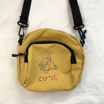 Lovely Women Canvas Shoulder Bag Handbags Korean Mini Student Phone Bag Cartoon Printing Small Crossbody Bags Casual Lad