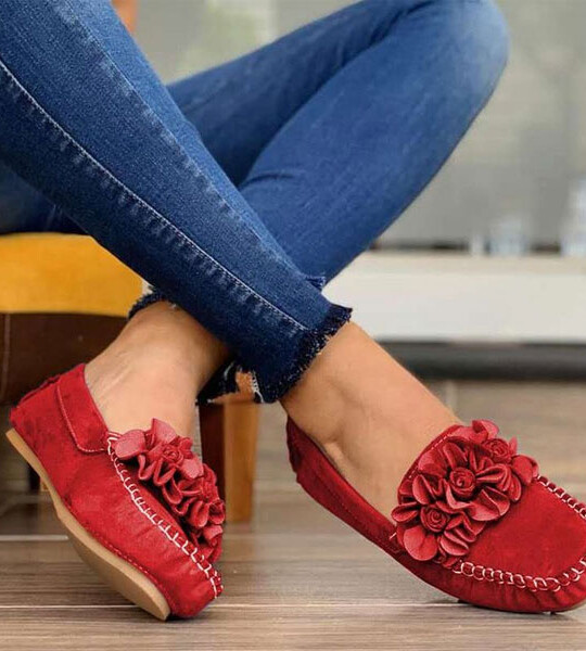 Women Flat Leather Shoes