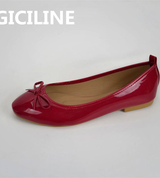 Women Flats Patent Leather Shoes
