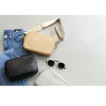 Aliwood Simple Elegant High Quality Women Shoulder Bags Wide Shoulder Strap Designer Leather Females Crossbody Bags Phon