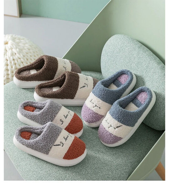 Women Men Winter Bedroom Shoes