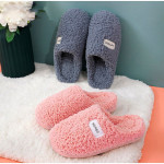 Women Soft Plush Cotton Home Slippers