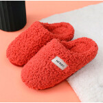 Women Soft Plush Cotton Home Slippers