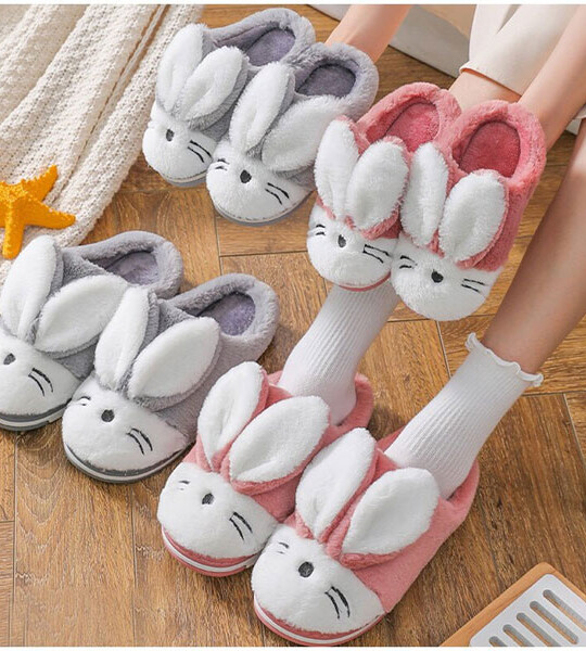 Women Winter Cute Fluffy Slippers