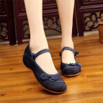 Womens Cotton Fabric Casual Shoes