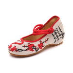 Womens Cotton Fabric Flat Shoes