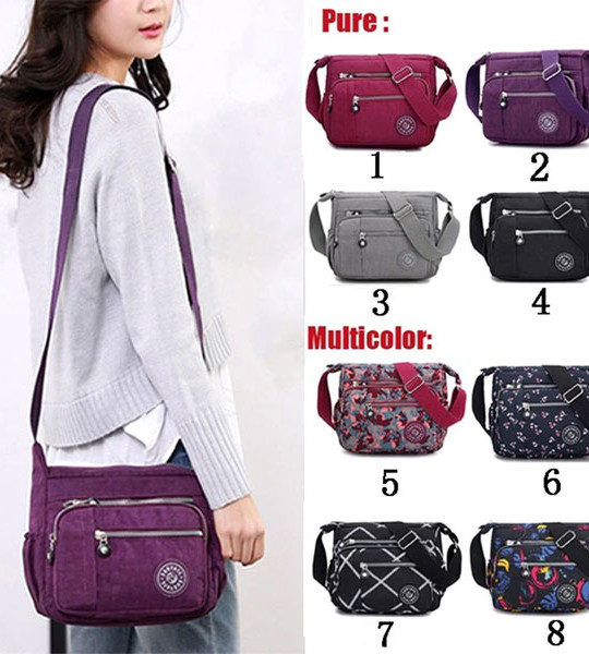 Women's Shoulder Bag Bimba Waterproof Nylon Bags Messenger Bag Casual Female Shoulder Large Capacity Handbag Lady Messen