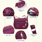 Women's Shoulder Bag Bimba Waterproof Nylon Bags Messenger Bag Casual Female Shoulder Large Capacity Handbag Lady Messen