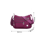 Women's Shoulder Bag Bimba Waterproof Nylon Bags Messenger Bag Casual Female Shoulder Large Capacity Handbag Lady Messen